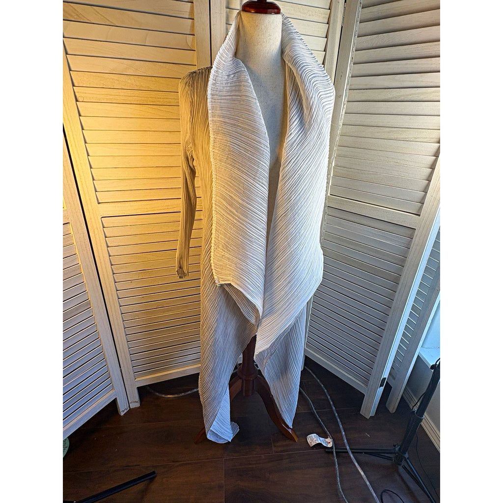 Women’s Alquema reversible Solid Knit Open Front Cowl Neck Long Sleeve Cardigan