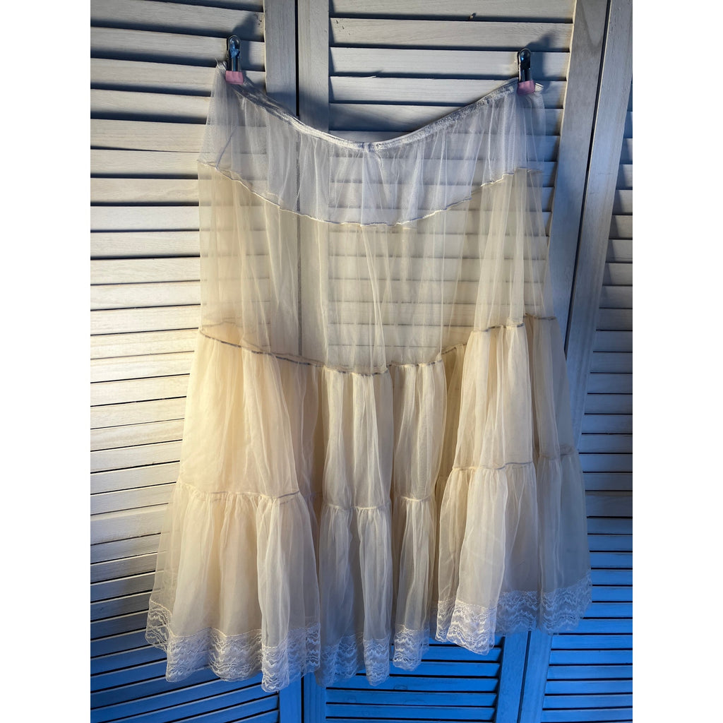 Womens Tulle Slip XXL