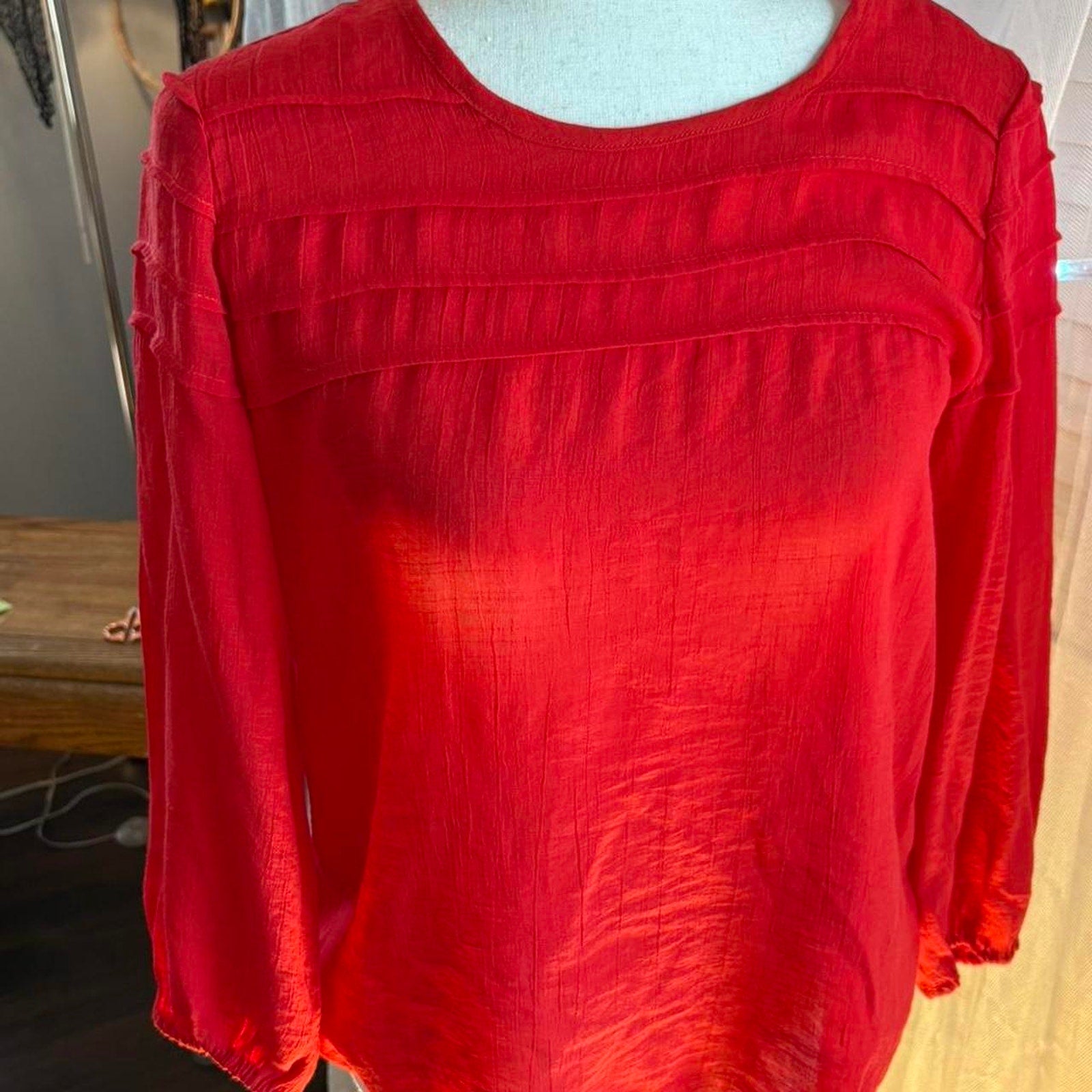 Nanette lepore red long sleeve