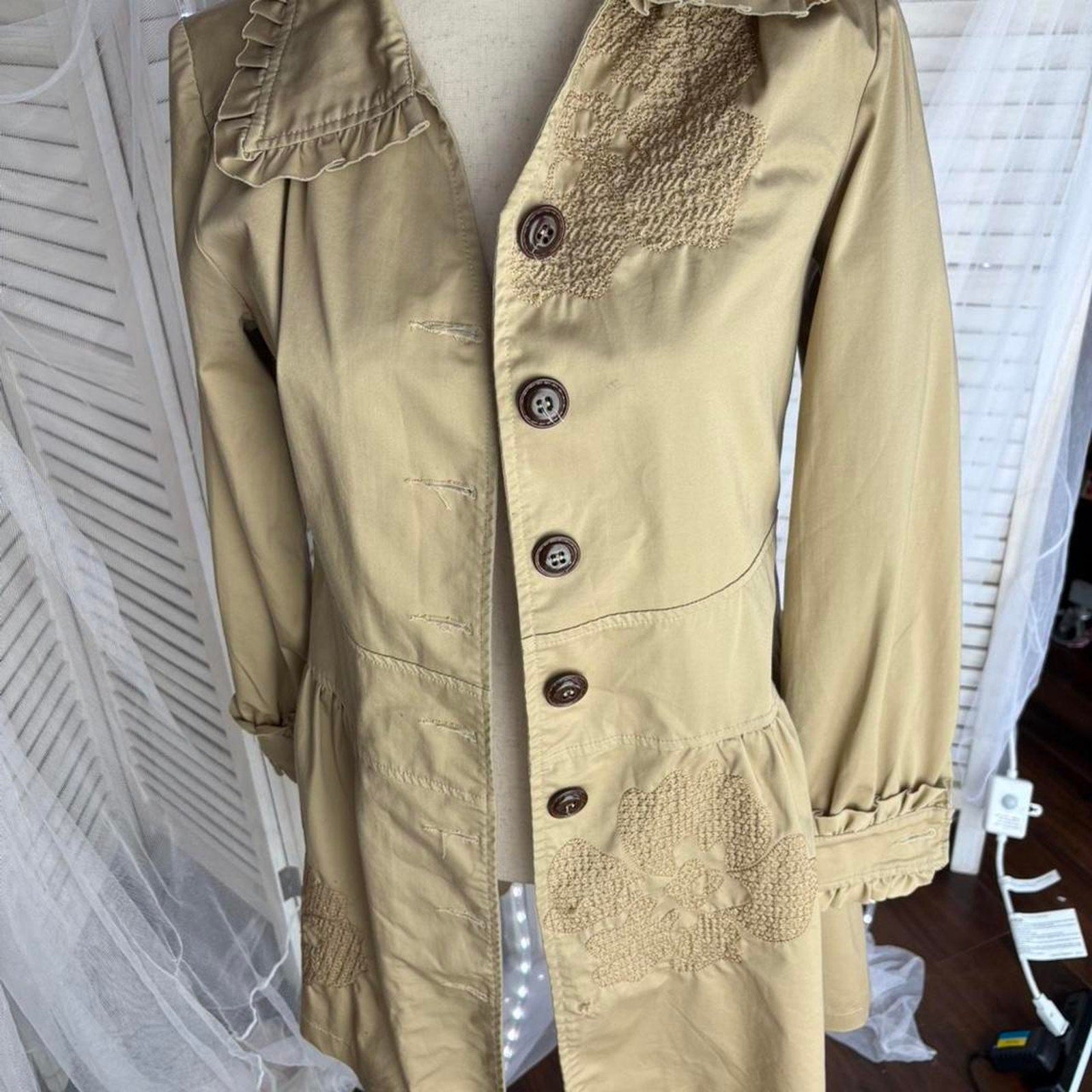 Rosa tan trench coat with