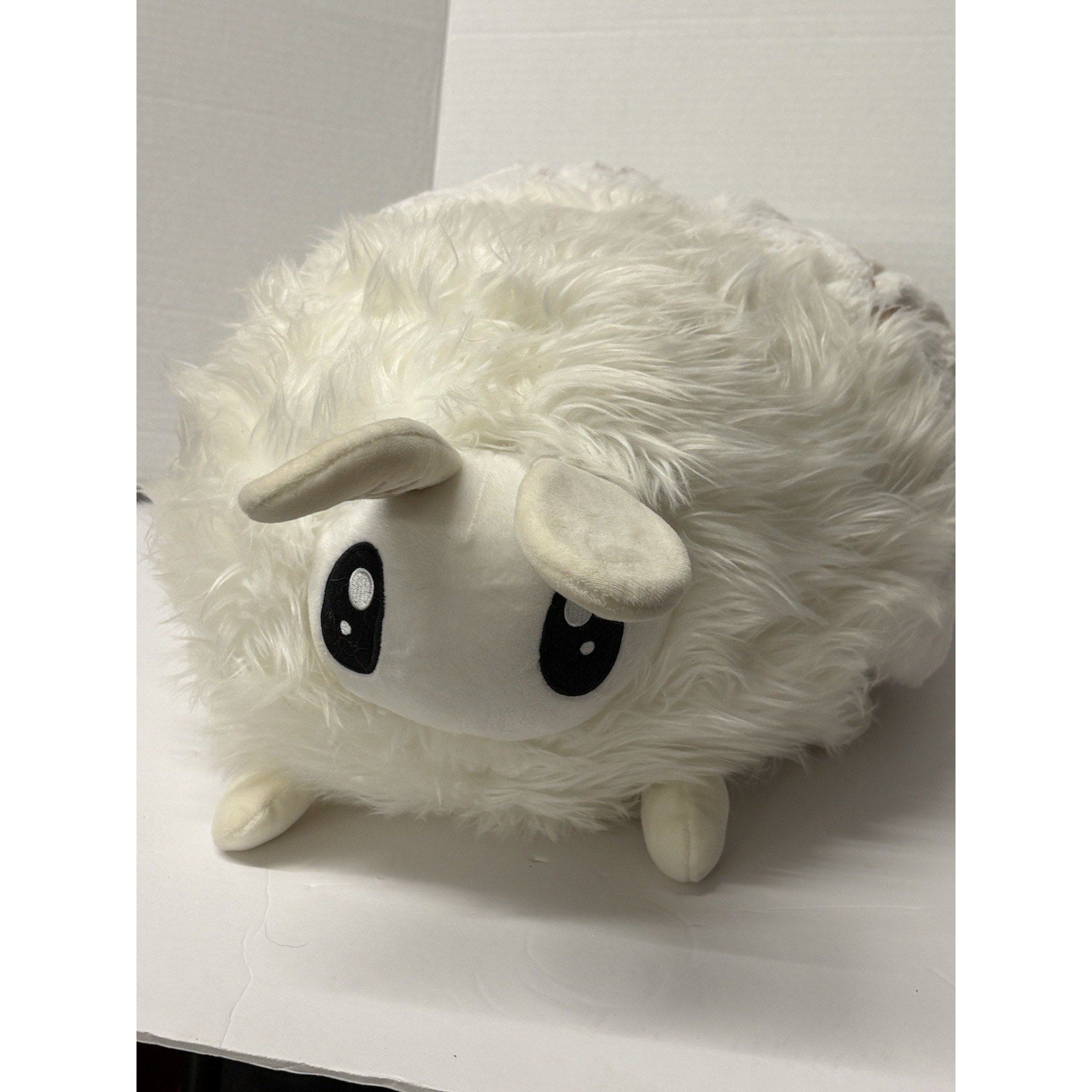 Squishable White Poodle Moth Plush Stuffed Animal Soft 18"