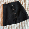 Black H&M skirt with silver Buttons
