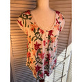 Lucky Brand Satin trim T-shirt Size Small