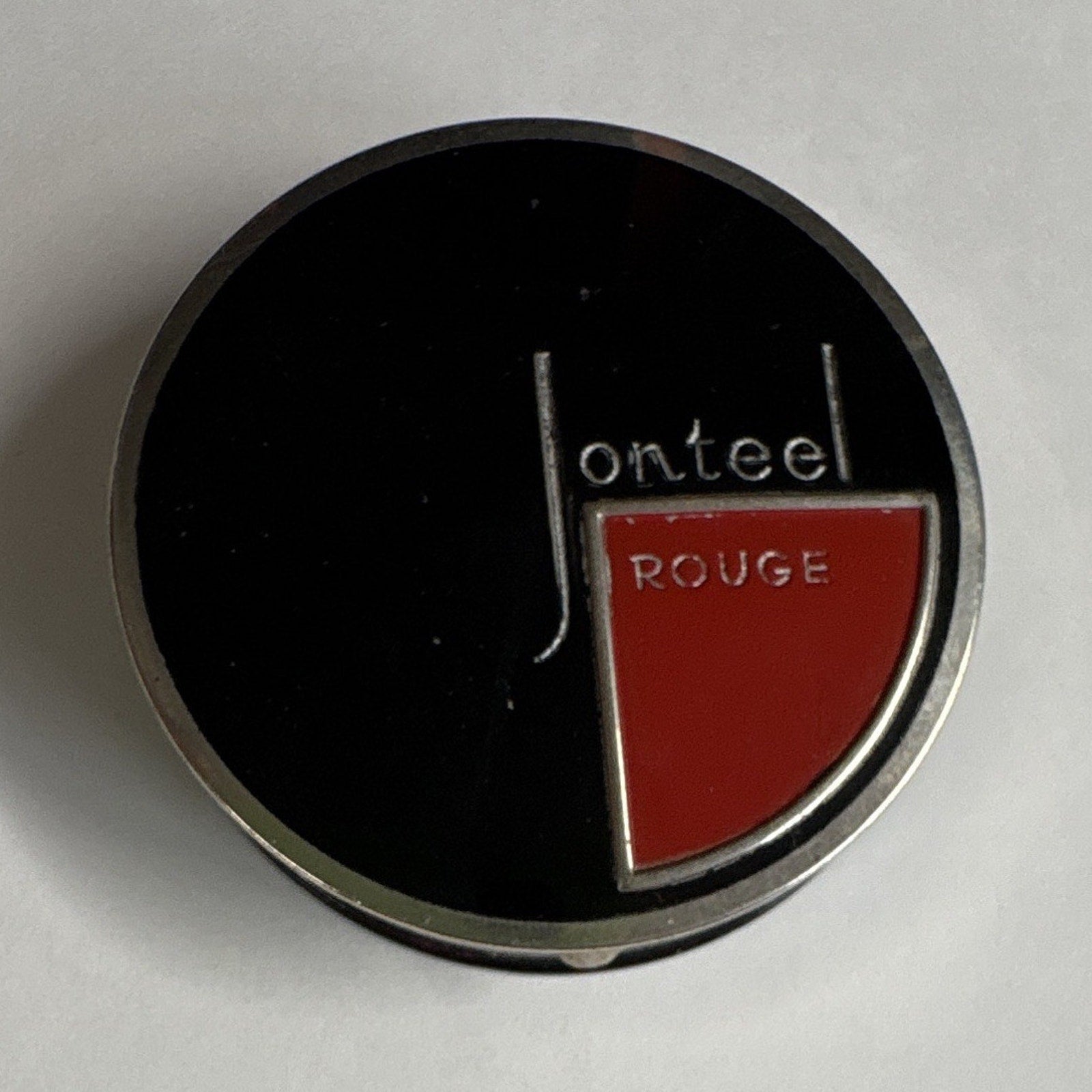 Vintage Jonteel Rouge Pressed Powder Blush Single - Vivid Pink Shade with Refill