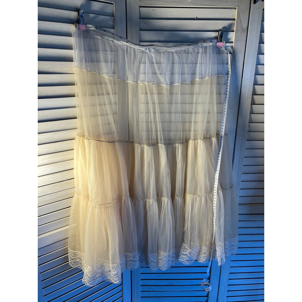 Womens Tulle Slip XXL