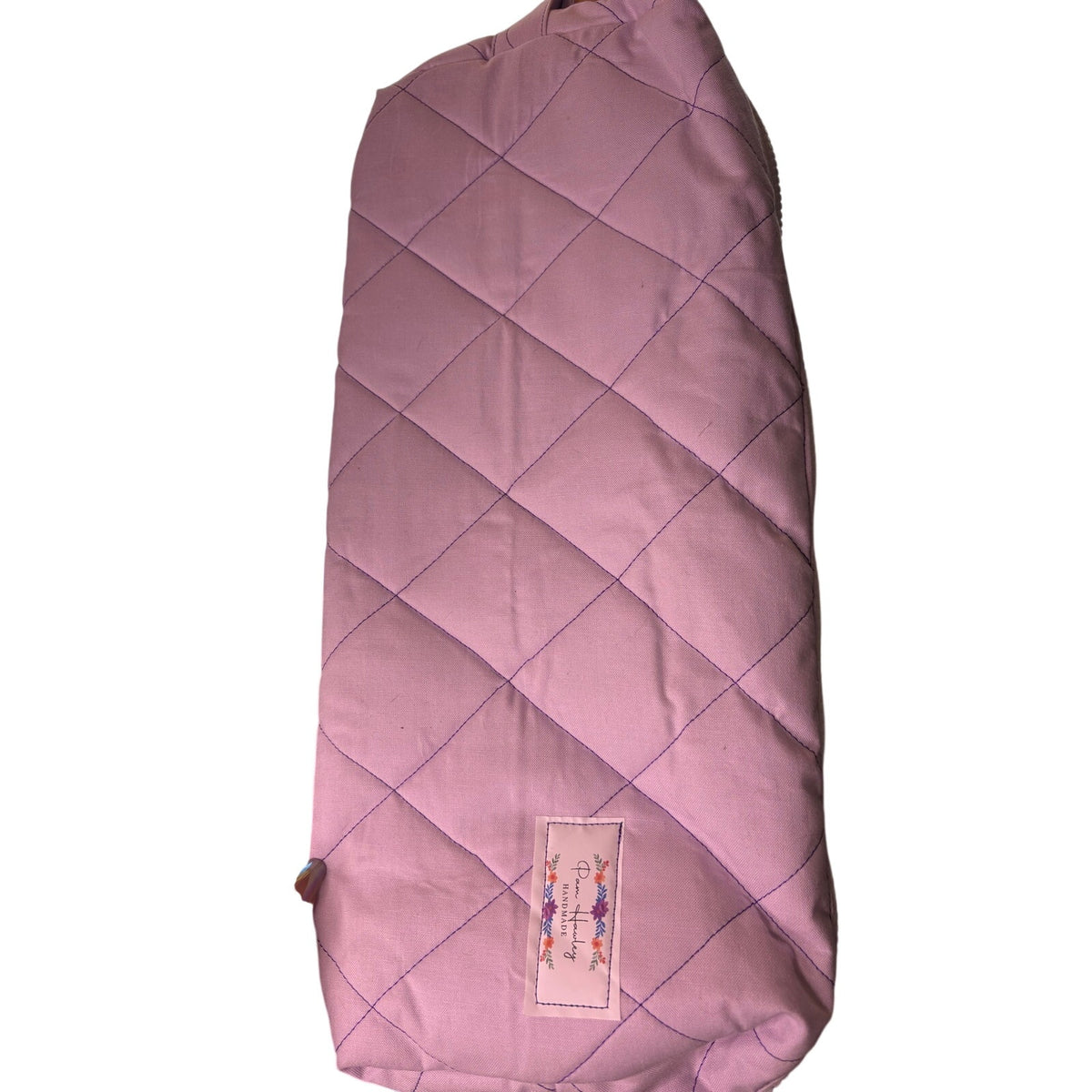 Purple Hamley Handmade Quilted Floral Project Bag