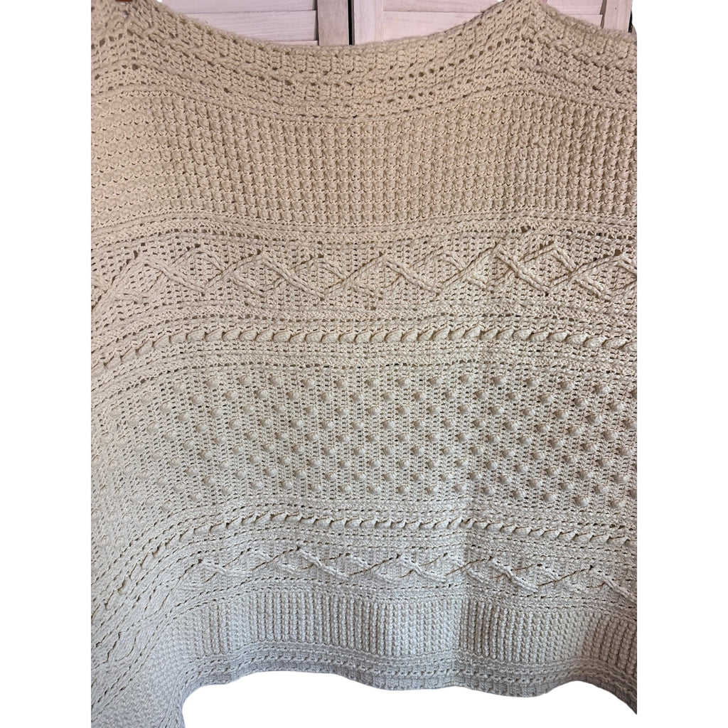 Beautiful Large Acrylic Crochet Blanket 80x50”