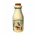 Crock Shoppe Ceramic Canister w/ Cork Lid Wildlife Moose Design Cylinder