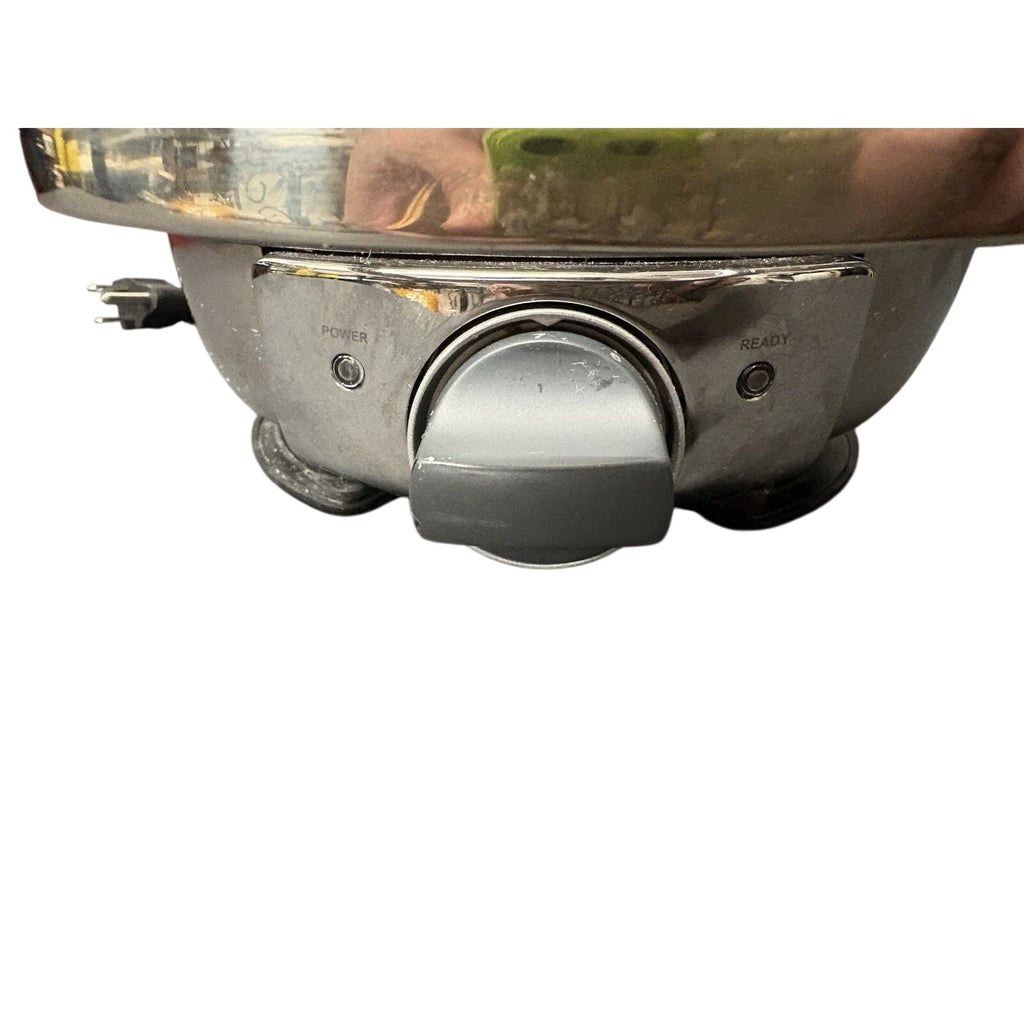 All-Clad Round Belgian Waffle Maker 1000W Nonstick Adj Temp Indicator Light,Tested-Working.