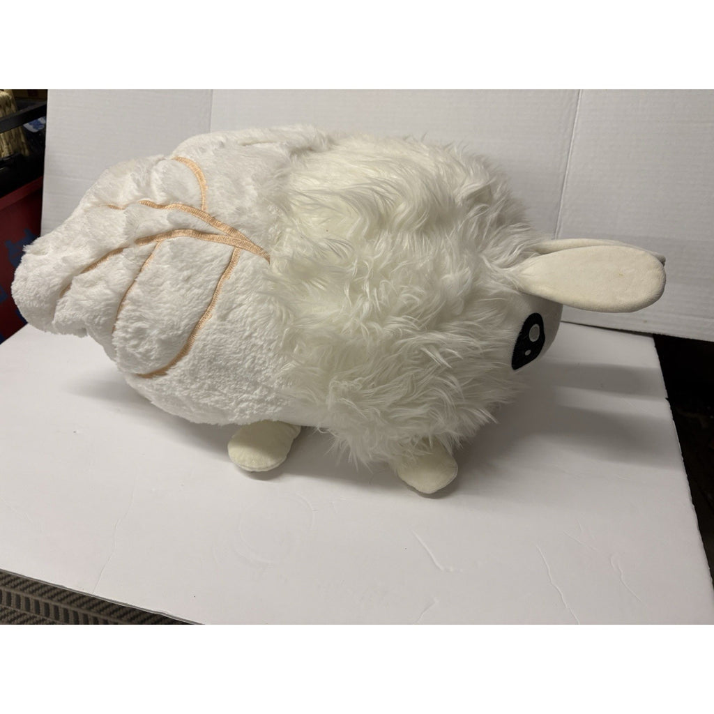 Squishable White Poodle Moth Plush Stuffed Animal Soft 18"