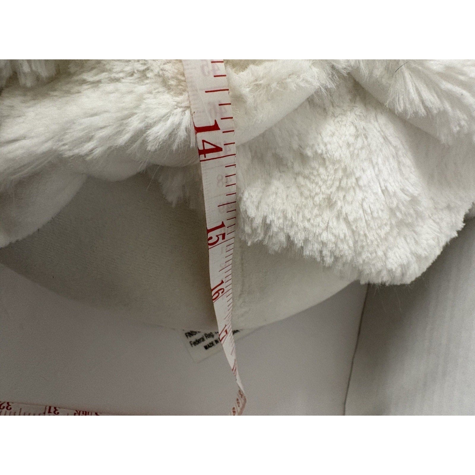 Squishable White Poodle Moth Plush Stuffed Animal Soft 18"