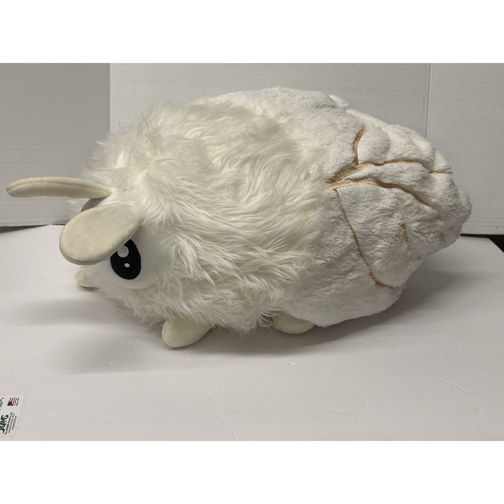 Squishable White Poodle Moth Plush Stuffed Animal Soft 18"