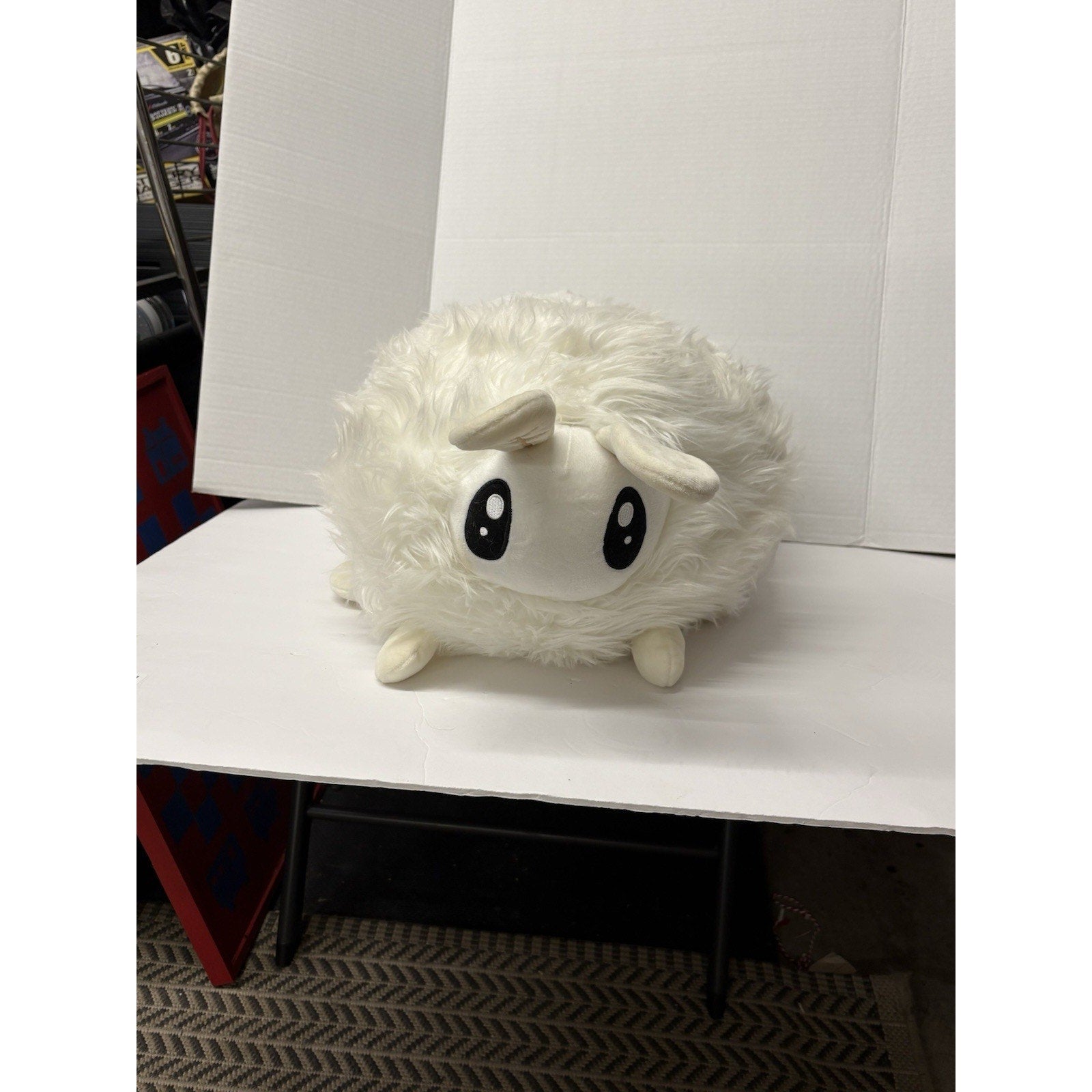 Squishable White Poodle Moth Plush Stuffed Animal Soft 18"