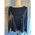 ISLE Metallic mirrored Dress Shirt 3/4 length sleeve