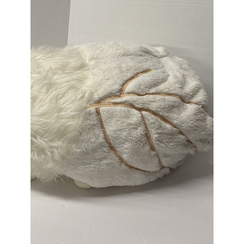 Squishable White Poodle Moth Plush Stuffed Animal Soft 18"