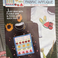 Vintage Daisy Kingdom No-Sew Fabric Applique Kit with fruits and flowers