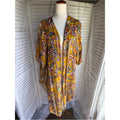 Terra & Sky Mustard Paisley Kimono