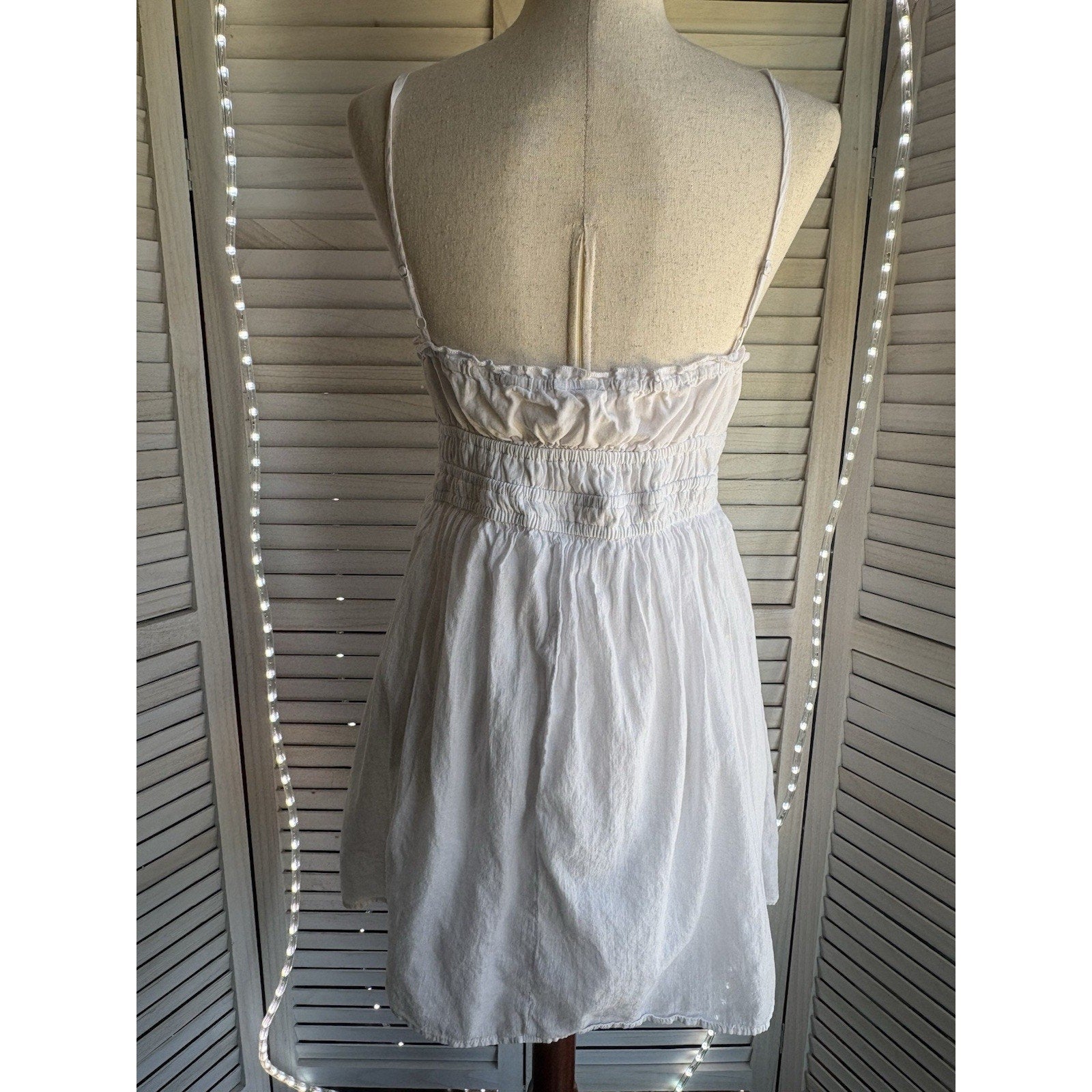 Women’s Sleeveless Camisole V-Neck Mini Dress Summer Beach